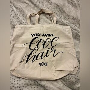 Verb Cream Tote Bag